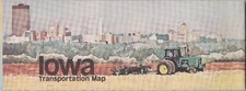 Carte routière officielle de l'Iowa 1983 édition état