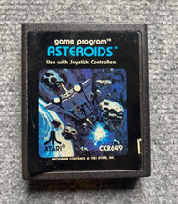 Asteroids Atari 2600 Authentic Cartridge 1982 Tested Working CX2649