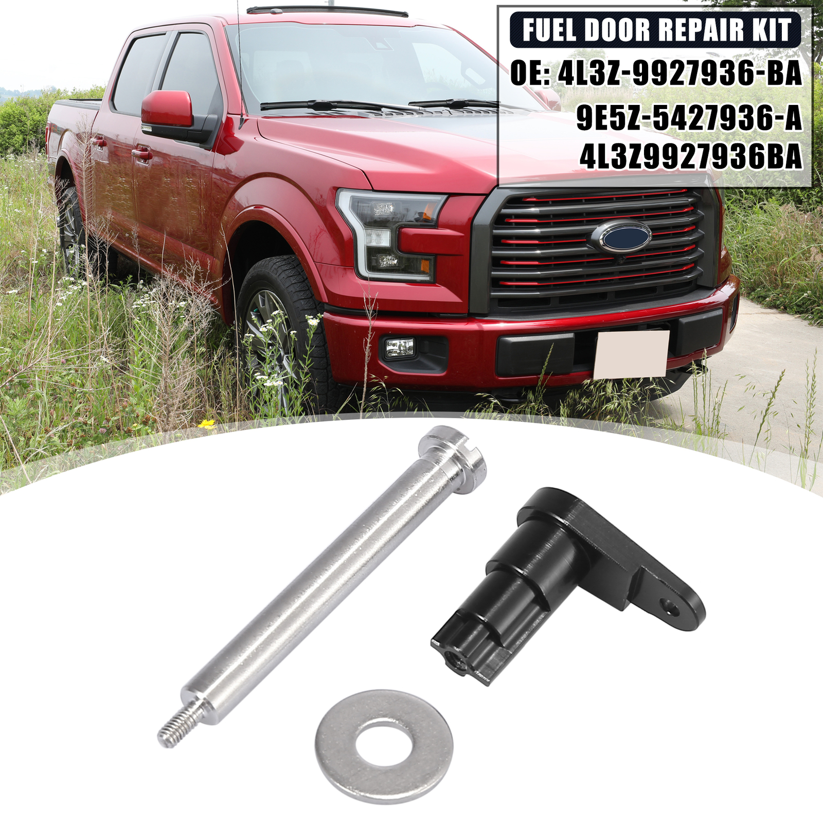 Fuel Door Repair Kit Loose Gas Cap Fix 4L3Z9927936BA for Ford F150