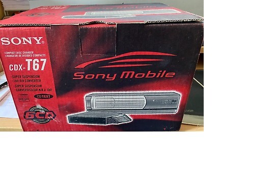 Sony CDX-T67 6 CD Changer New Unused | Eccellenza Sony-Bus Audio