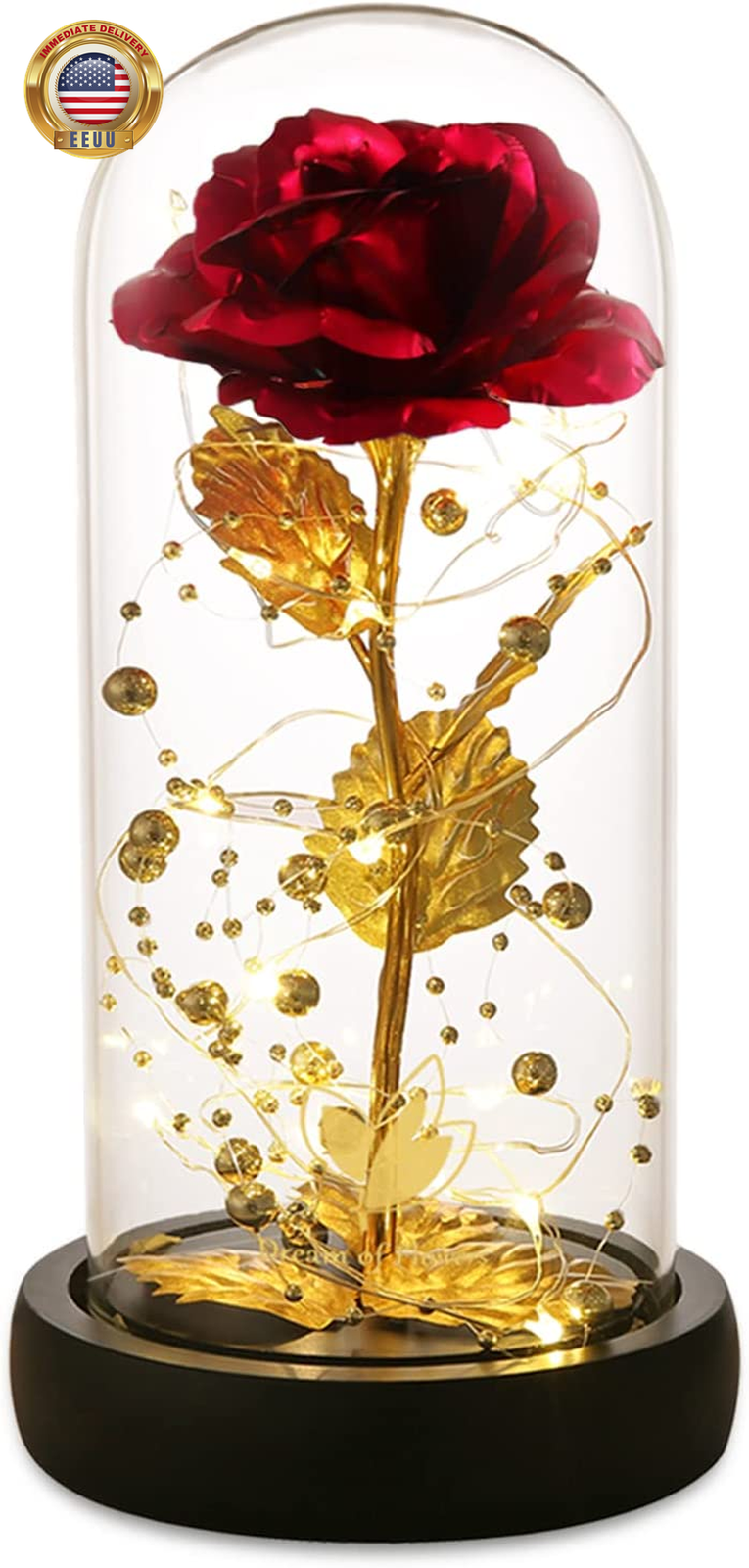 Flowers for Delivery Prime,Christmas Rose Flowers Gifts,Natural Real Long Lastin