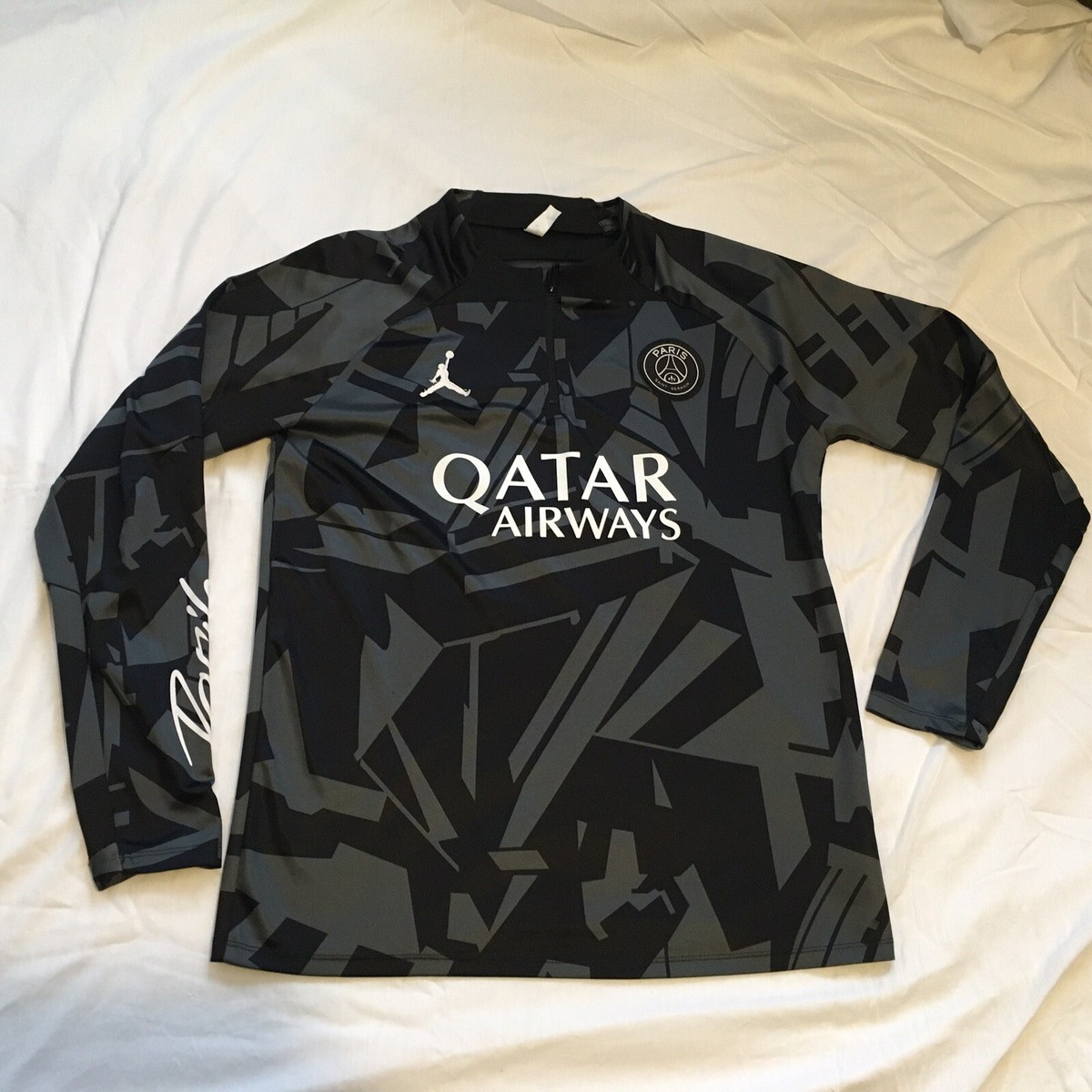 Jordan Paris Saint Germain Drill Top, Size M, 1/4 Zip, Qatar
