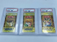 Yu-Gi-Oh Limited Edition 1 Kaiba Joey Yugi 3 Pack Unopened Set PSA Japanese