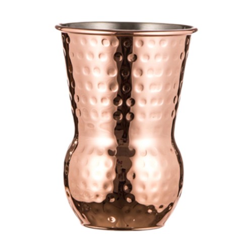 Stainless Steel Wine Tumbler Wine Mug Stemless Hammered Unbreakable Water Mug - Picture 6 of 7