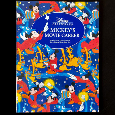 Disney · Geschenkpapier · 12 Bögen im gebundenem Heft · 90er Jahre · NEU