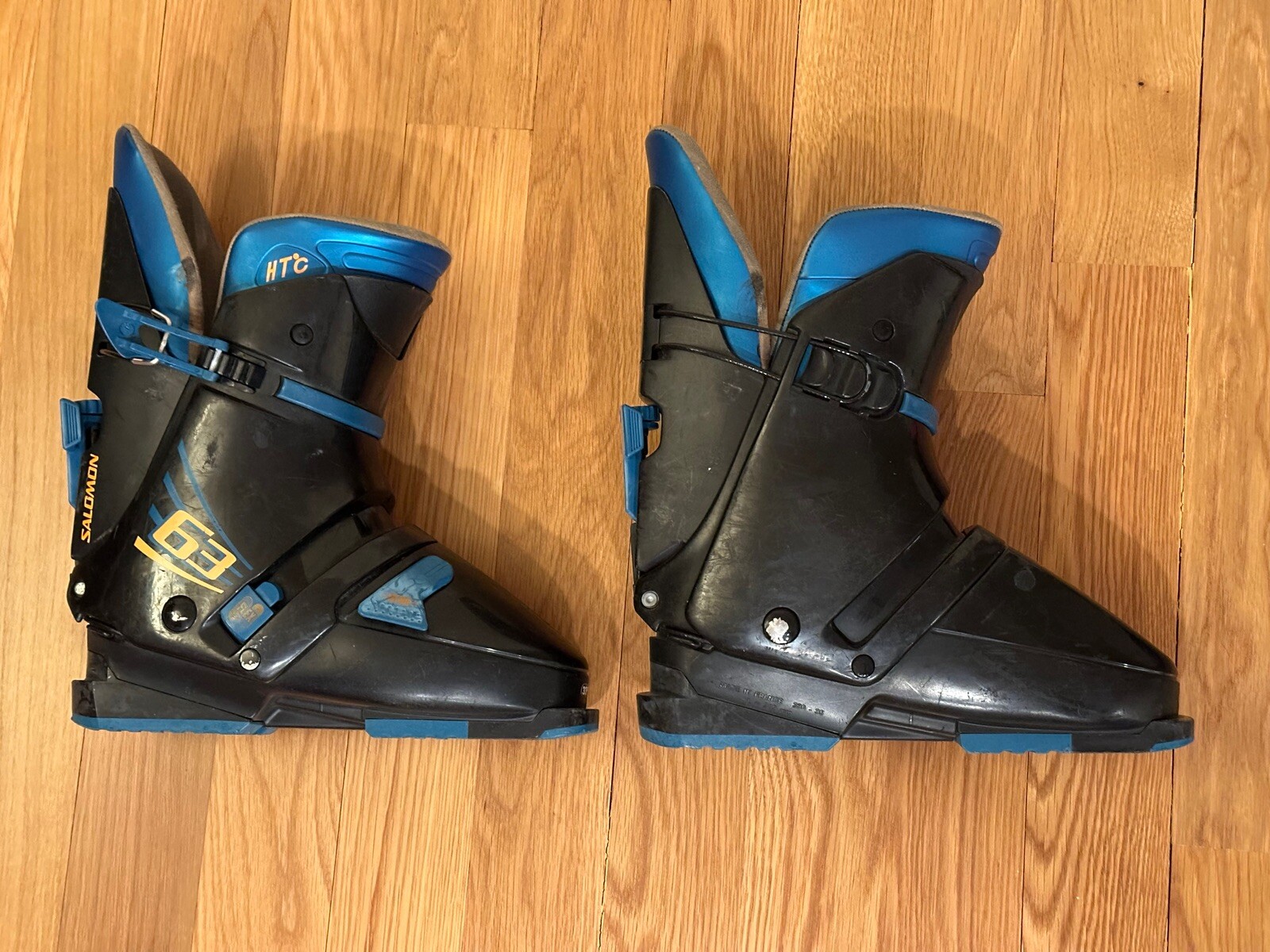 Scarponi da sci Salomon HTC 63 Memo Flex vintage anni 90 Taglia: 345 26 5 Made in France