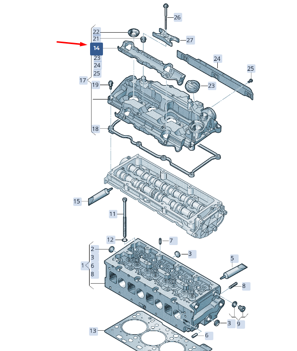 NOUVELLE SKODA SUPERB MK3 COUVERCLE ISOLANT 05L103198