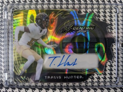 2024 Leaf X-centric Fresh Cuts TRAVIS HUNTER Auto 1/1 COLORADO HEISMAN RC, AU