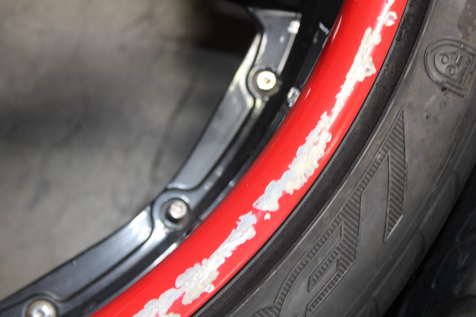 Ferrari F430, Aftermarket Wheel Set, Front 20" Rear 22," Curb Rash, Used