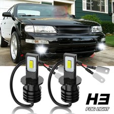 For Nissan Maxima 1986-1992 1995-1999 H3 Led Drl Bulbs Fog Driving Light 6000k For Nissan Maxima 1986-1992 1995-1999 H3 Led Drl Bulbs Fog Driving Light 6000k