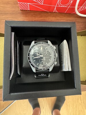 Omega x Swatch Mission to the Moon Men's Stainless Steel Watch