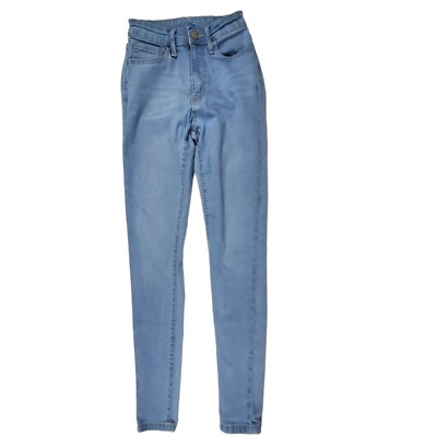 Forever 21 Womens Jeans sz 22 skinny mid rise light wash denim