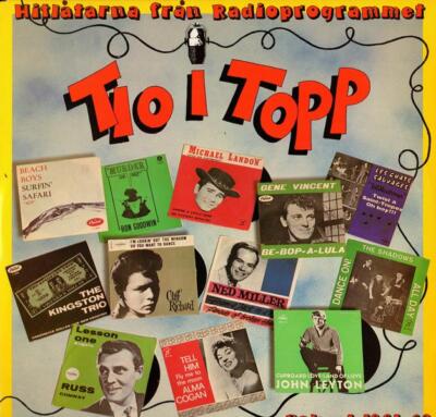 Hitlatarna fran Radioprogrammet Tio i Topp Volum 1 1961-63