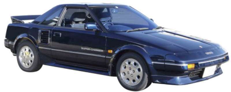 AW11 MR2　ミニカー Toyota MR2 (AW11) Early Version G-Limited Moon Roof 1984