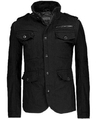 Rogue State Black Jacket Canvas denim 