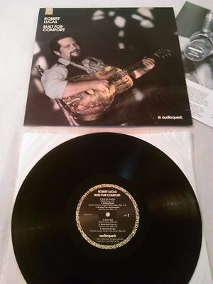 ROBERT LUCAS - BUILT FOR COMFORT LP + INSERT N. MINT!!! ORIGINAL U.S AUDIOQUEST