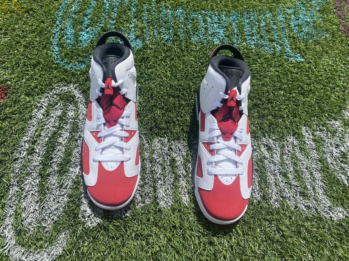2021 Nike Air Jordan 6 Retro Carmine Size 7Y CT8529 106 | eBay