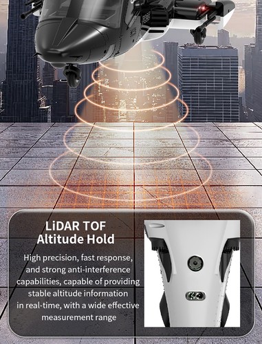 YUXIANG RC Helicopte Airwolf 1:34 9CH Plane GPS 2.4GHZ Dual Motor RC Aircraft - Bild 15 von 27