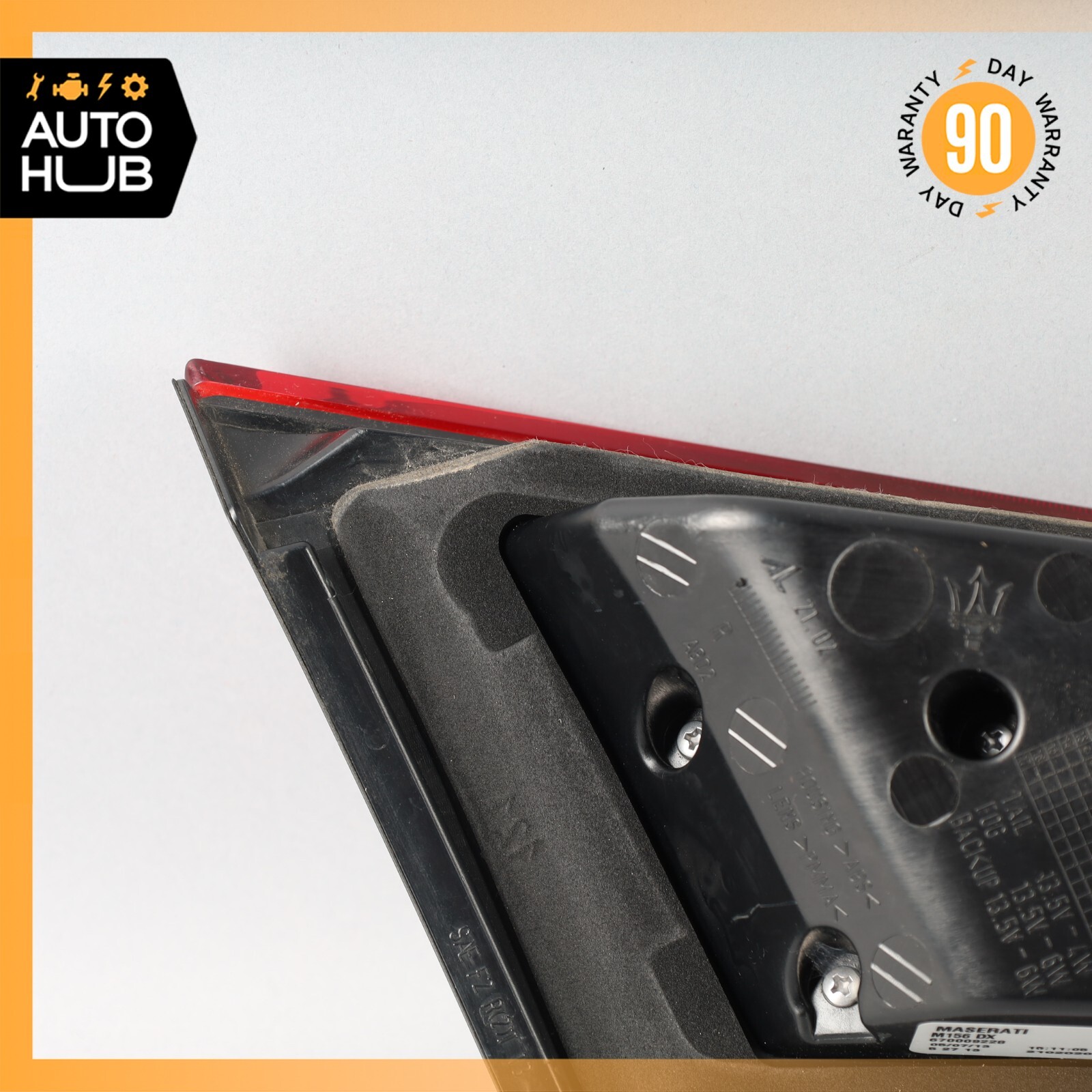 14-20 Maserati Quattroporte SQ4 M156 Right Side Inner Tail Light Lamp OEM 69k