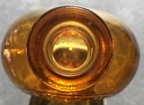 Wheaton N.J George Washington "Father Of His Country" Vintage Amber Glass Bottle - Picture 5 of 6