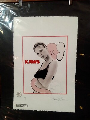Kate Moss Kaws, Artist Proof & Limited Edition 22'x 15'x Signed
