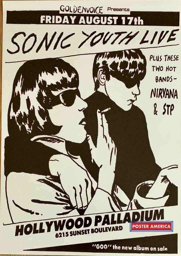 ヴィンテージ✨ソニックユース Tシャツ GOO ライブポスター ヴィンテージ✨ソニックユース Tシャツ GOO ライブポスター LIVE
