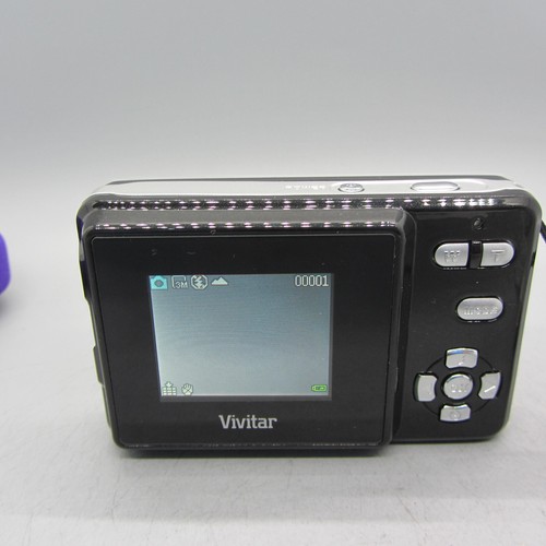 Vivitar Digital Camera Vivicam 5022 5.1MP Black Tested - Picture 2 of 7