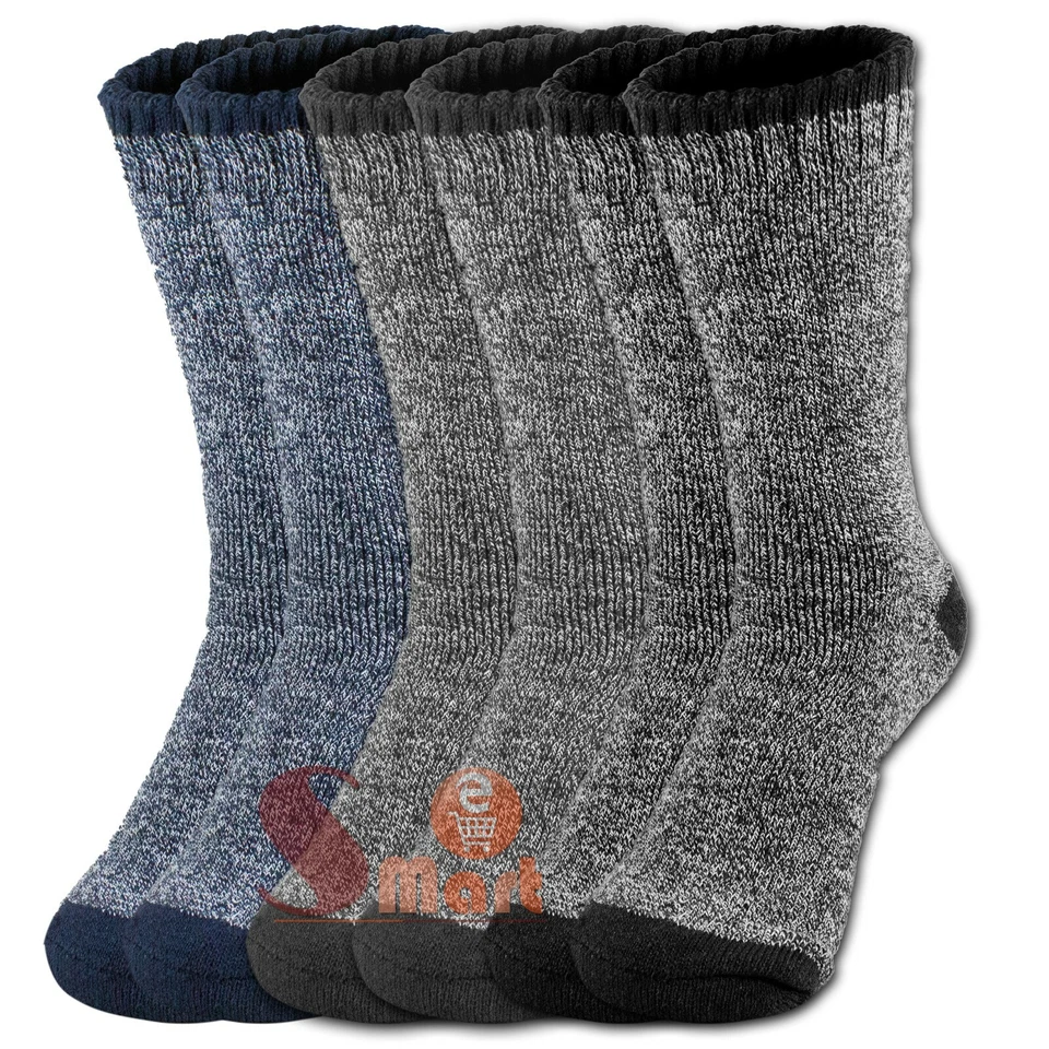 3 пары мужских зимних мягких теплых сверхпрочных ботинок носков 9-13 - Изображение 3 из 4