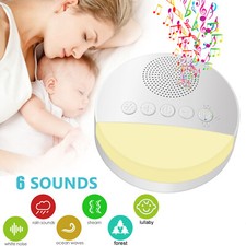 6 Sounds White Noise Machine Lullaby Wave Rain Sound Therapy Sleep Machine Z6B4