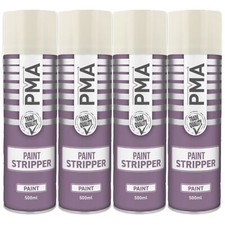 PMA Paint Stripper Aerosol Spray Paint Remover Metal Concrete Surfaces 500ml x4