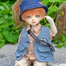 1/6 BJD Doll Boy Handmade Elf Ears Free Eyes + Face Make Up SD Resin Toys Gift