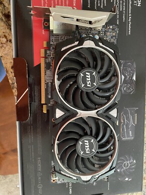 MSI Radeon RX 580 8GB GDDR5 Graphics Card (RX580ARMOR8GOC)
