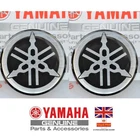 Yamaha GENUINE R1 R6 R7 XJR YZF Tank Emblem Badge Gel Decal Sticker 45mm Black