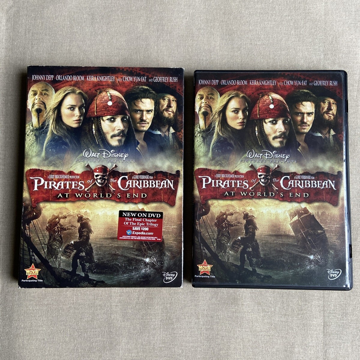 Walt Disney: Pirates of the Caribbean 1 2 & 3 (DVD Set