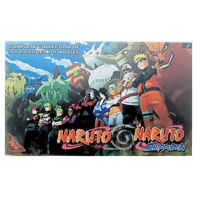 Naruto Complete Series Vol. 1-720 + 11 Movies Anime DVD Eng Dub