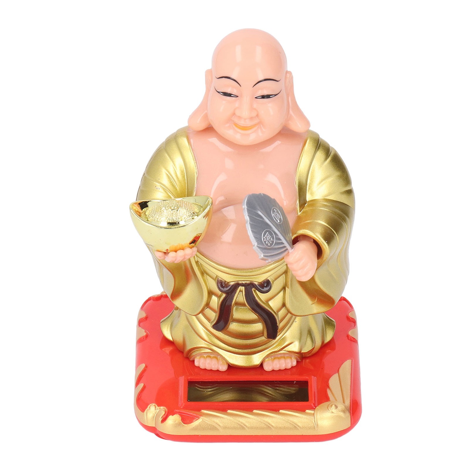 Standing Maitreya Buddha Solar Ornaments For Home Decor Easy To Use