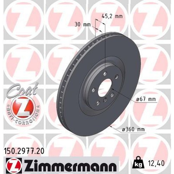 Zimmermann 150.2977.20 Bremsscheibe-image