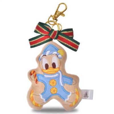 Japan Disney Store Donald Duck Plush Keychain Christmas Cookie 【US STOCK】