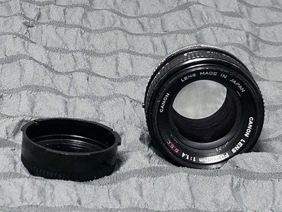 Canon Lens FD 50mm f/1.4 S.S.C. SSC MF Standard Made in Japan READ