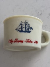 Vintage Old Spice Shaving Soap Mug - Shulton - Ship Grand Turk Salem 1786 - EUC