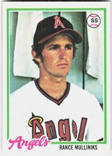 1978 Topps #579 Rance Mulliniks Rookie