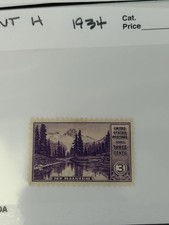 US SCOTT #742 - National Parks - Mt Rainier 3c stamp 1934 MNH Free Shipping