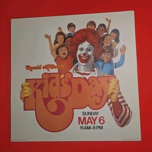 Ronald McDonald Sign | eBay