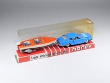 Miniature Norev Plastigam – Fiat Coupe Dino – Jaune – Échelle 1/43 – Occasion