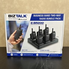 Midland BR200 Two Way Radio Six Pack / Multi-Charger Combo 6 Pack 