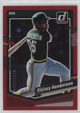 2023 Panini Donruss Holo Red 524/2023 Rickey Henderson #189 HOF b4d