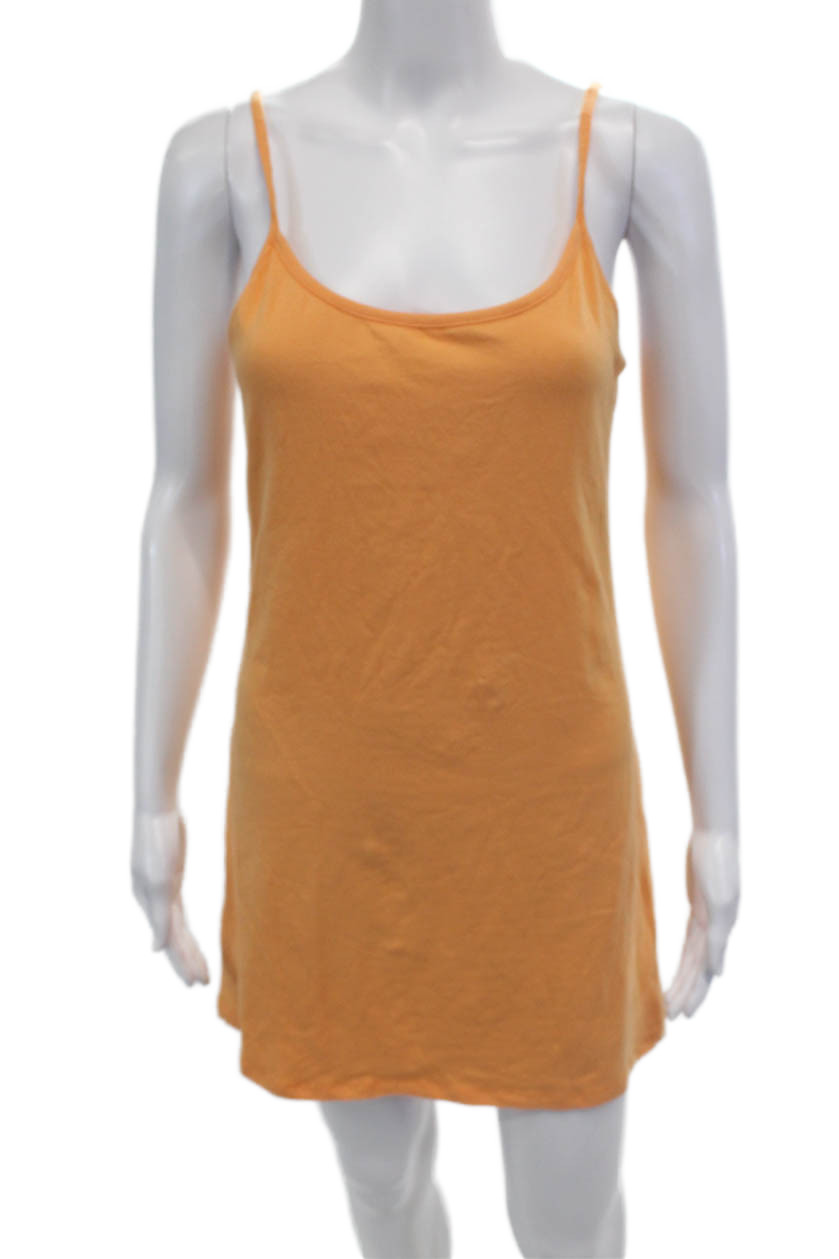 Z Supply Womens Spaghetti Strap Scoop Neck Bodycon Mini Dress Orange Size SFree Shipping in US $100+ Orders | $6.95 Orders Below
