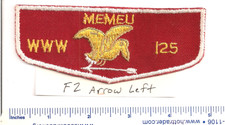MEMEU LODGE 125  F2  ARROW LEFT FLAP  PENNSYLVANIA  OA MINT BSA