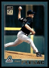 Dan Plesac 2001 Topps #48 Diamondbacks MLB READ FREE SHIPPING AutographDen