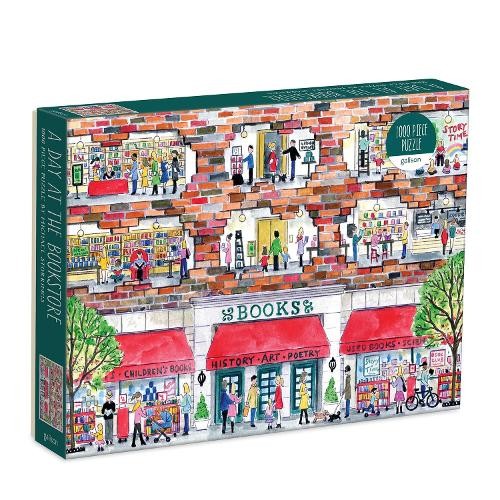 Michael Storrings A Day at the Bookstore 1000 Piece Puzzle - Picture 1 of 1